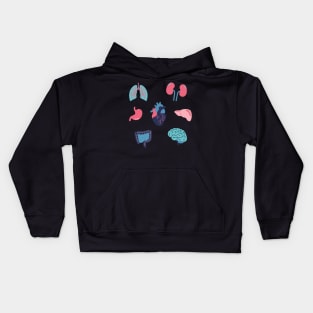 Body organs pack Kids Hoodie